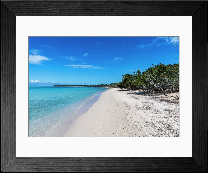 Framed Print : White sand beach in the Parque Nacional Marino de Punta Frances Punta Pedernales, Isla de la Juventud (Isle of Youth), Cuba, West Indies, Central America Framed Print : White sand beach in the Parque Nacional Marino de Punta Frances Punta Pedernales, Isla de la Juventud (Isle of Youth), Cuba, West Indies, Central America