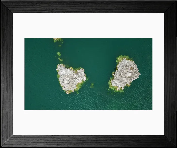 Framed Print : Outcrops in the saline soda lake, Mono Lake, California, United States of America, North America Framed Print : Outcrops in the saline soda lake, Mono Lake, California, United States of America, North America