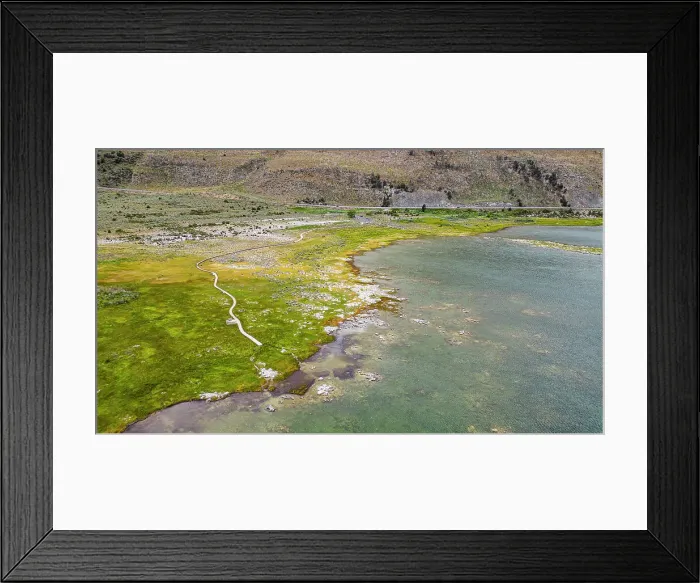 Framed Print : Aerial of the saline soda lake, Mono Lake, California, United States of America, North America Framed Print : Aerial of the saline soda lake, Mono Lake, California, United States of America, North America