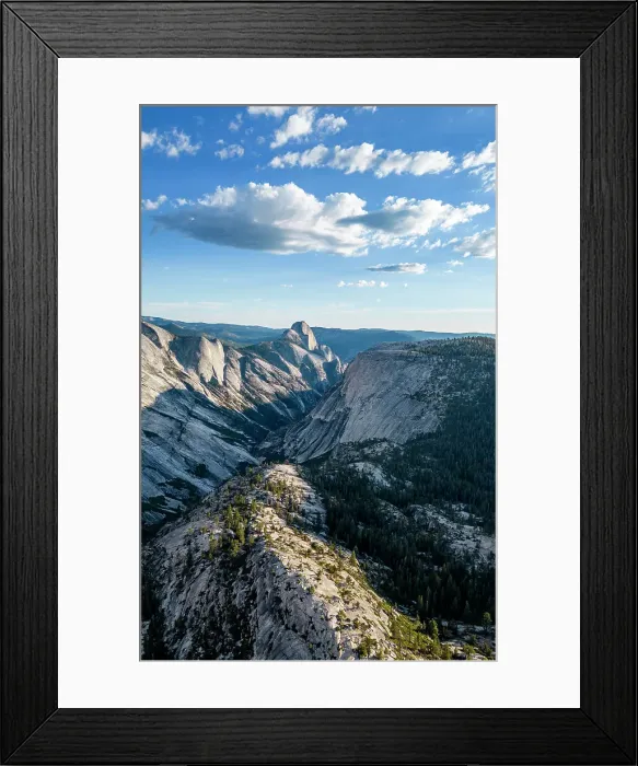 Framed Print : Granite mountains with Half Dome in the background, Yosemite National Park, UNESCO World Heritage Site, California, United States of America, North America Framed Print : Granite mountains with Half Dome in the background, Yosemite National Park, UNESCO World Heritage Site, California, United States of America, North America