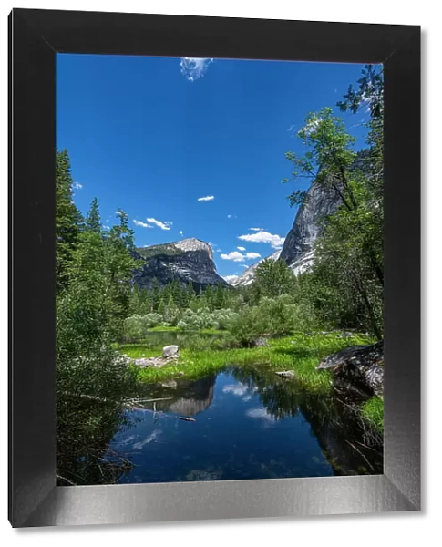 Mirror Lake in the Tenaya Canyon, Yosemite National Park, UNESCO World Heritage Site, California, United States of America, North America