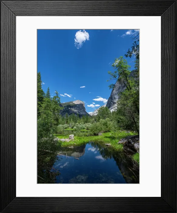Framed Print : Mirror Lake in the Tenaya Canyon, Yosemite National Park, UNESCO World Heritage Site, California, United States of America, North America Framed Print : Mirror Lake in the Tenaya Canyon, Yosemite National Park, UNESCO World Heritage Site, California, United States of America, North America