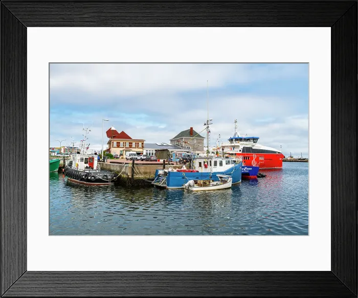 Framed Print : Boat harbour of St. Pierre, Territorial Collectivity of Saint-Pierre and Miquelon, Overseas Collectivity of France, North America Framed Print : Boat harbour of St. Pierre, Territorial Collectivity of Saint-Pierre and Miquelon, Overseas Collectivity of France, North America
