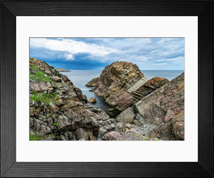 Framed Print : Tectonic plate rocks, Bonavista Peninsula, Newfoundland, Canada, North America Framed Print : Tectonic plate rocks, Bonavista Peninsula, Newfoundland, Canada, North America