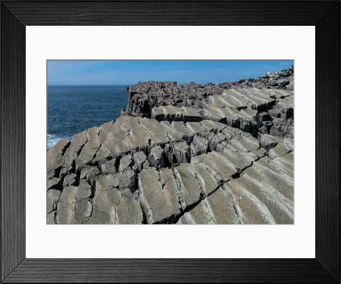 Framed Print : Precambrian fossils, Mistaken Point, UNESCO World Heritage Site, Avalon Peninsula, Newfoundland, Canada, North America Framed Print : Precambrian fossils, Mistaken Point, UNESCO World Heritage Site, Avalon Peninsula, Newfoundland, Canada, North America