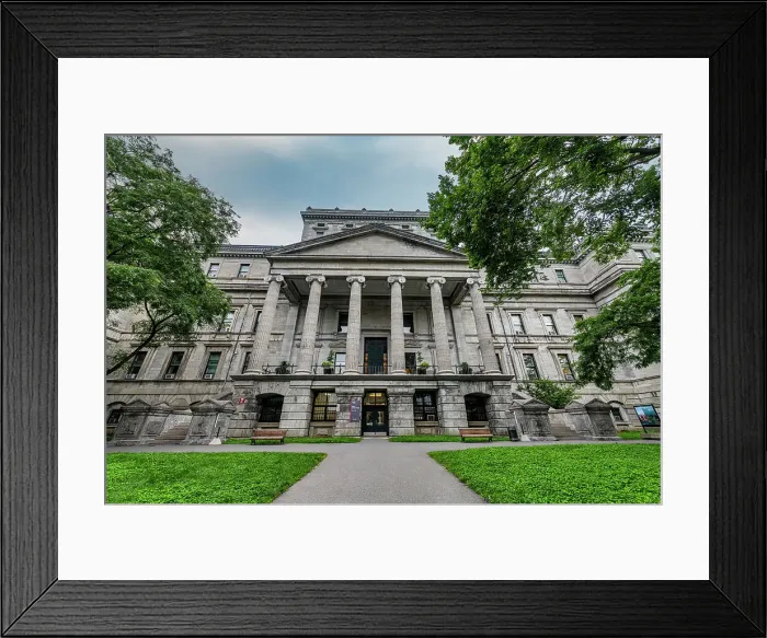 Framed Print : Financial center of the old town of Montreal, Quebec, Canada, North America Framed Print : Financial center of the old town of Montreal, Quebec, Canada, North America