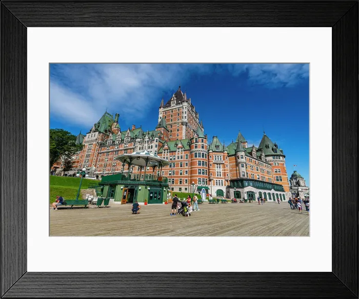 Framed Print : Dufferin Terrace and Chateau Frontenac, UNESCO World Heritage Site, Quebec City, Quebec, Canada, North America Framed Print : Dufferin Terrace and Chateau Frontenac, UNESCO World Heritage Site, Quebec City, Quebec, Canada, North America
