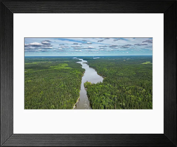 Framed Print : Aerial of the Pisew River, Pisew Falls Provincial Park, Thompson, Manitoba, Canada, North America Framed Print : Aerial of the Pisew River, Pisew Falls Provincial Park, Thompson, Manitoba, Canada, North America