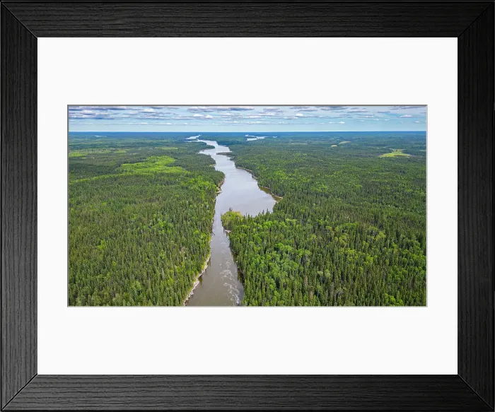 Framed Print : Aerial of the Pisew River, Pisew Falls Provincial Park, Thompson, Manitoba, Canada, North America Framed Print : Aerial of the Pisew River, Pisew Falls Provincial Park, Thompson, Manitoba, Canada, North America
