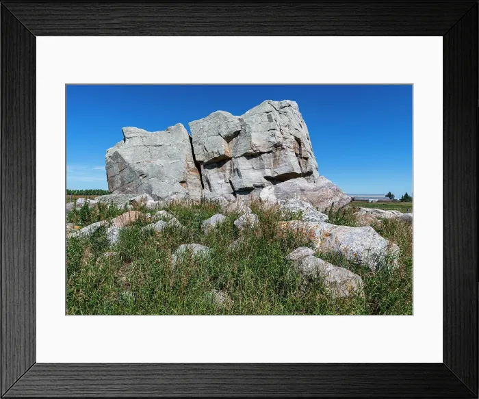 Framed Print : Big Rock, the largest glacial erratic, Okotoks, Alberta, Canada, North America Framed Print : Big Rock, the largest glacial erratic, Okotoks, Alberta, Canada, North America