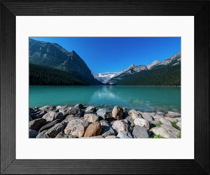 Framed Print : Lake Louise, Banff National Park, UNESCO World Heritage Site, Alberta, Rocky Mountains, Canada, North America