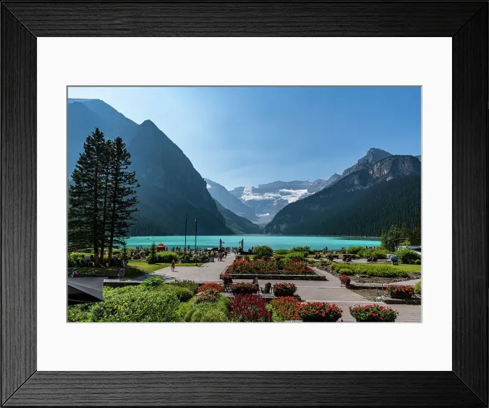 Framed Print : Beautiful garden by Lake Louise, Banff National Park, UNESCO World Heritage Site, Alberta, Rocky Mountains, Canada, North America Framed Print : Beautiful garden by Lake Louise, Banff National Park, UNESCO World Heritage Site, Alberta, Rocky Mountains, Canada, North America