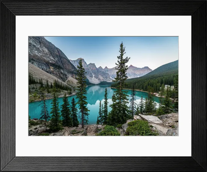 Framed Print : Sunrise at Lake Moraine, Banff National Park, UNESCO World Heritage Site, Alberta, Rocky Mountains, Canada, North America Framed Print : Sunrise at Lake Moraine, Banff National Park, UNESCO World Heritage Site, Alberta, Rocky Mountains, Canada, North America