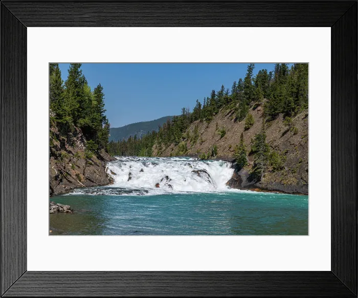 Framed Print : Bow Falls, Banff, Alberta, Rocky Mountains, Canada, North America