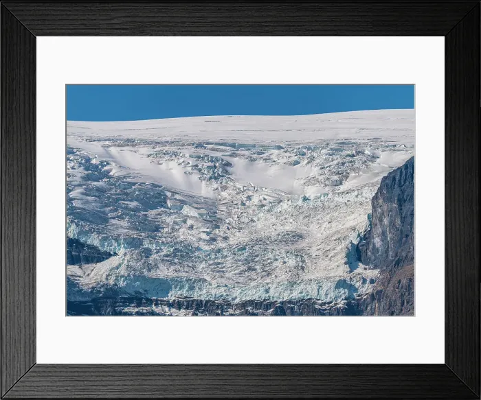 Framed Print : Glaciers looming over the Glacier Parkway, Alberta, Canada, North America Framed Print : Glaciers looming over the Glacier Parkway, Alberta, Canada, North America