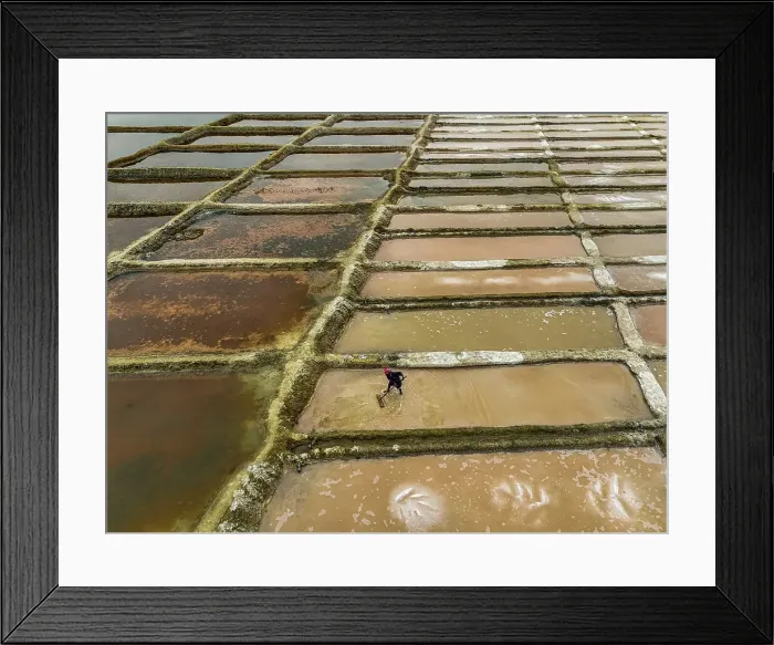 Framed Print : Aerials of the salinas (salt pans) of Benguela, Angola, Africa Framed Print : Aerials of the salinas (salt pans) of Benguela, Angola, Africa