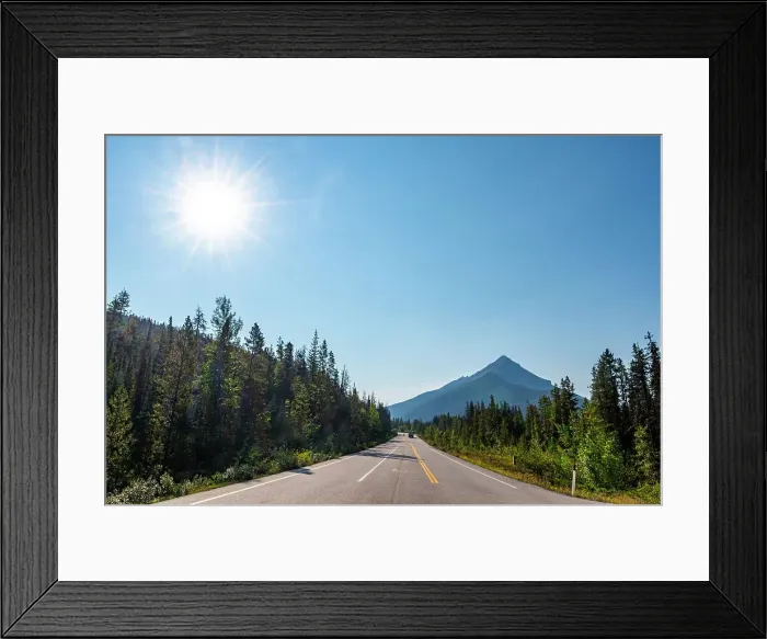 Framed Print : Glacier Parkway, Alberta, Canada, North America Framed Print : Glacier Parkway, Alberta, Canada, North America