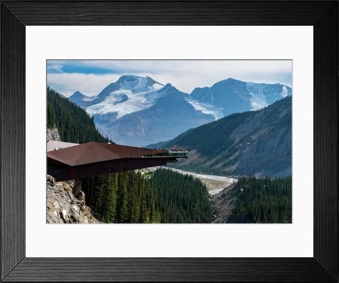 Framed Print : Columbia Icefield Skywalk, Glacier Parkway, Alberta, Canada, North America Framed Print : Columbia Icefield Skywalk, Glacier Parkway, Alberta, Canada, North America