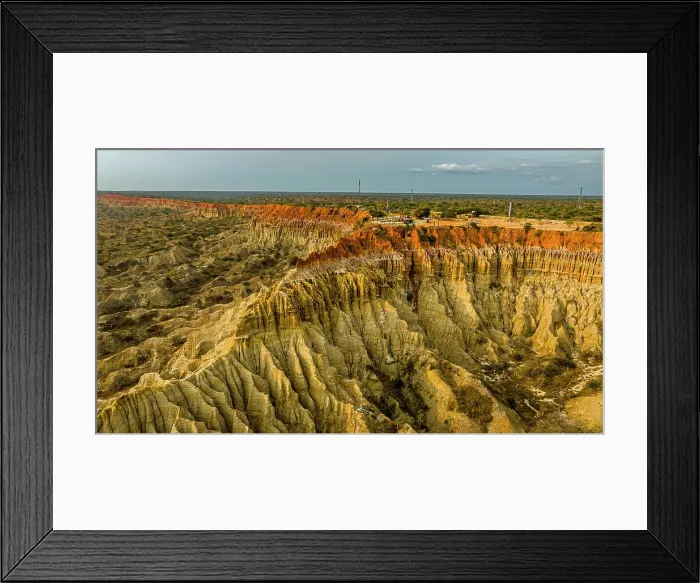 Framed Print : Aerial of the sandstone erosion landscape of Miradouro da Lua (Viewpoint of the Moon), south of Luanda, Angola, Africa Framed Print : Aerial of the sandstone erosion landscape of Miradouro da Lua (Viewpoint of the Moon), south of Luanda, Angola, Africa