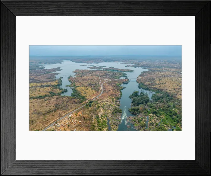 Framed Print : River barrage of the Cuanza river, Cuanza Sul province, Angola, Africa Framed Print : River barrage of the Cuanza river, Cuanza Sul province, Angola, Africa