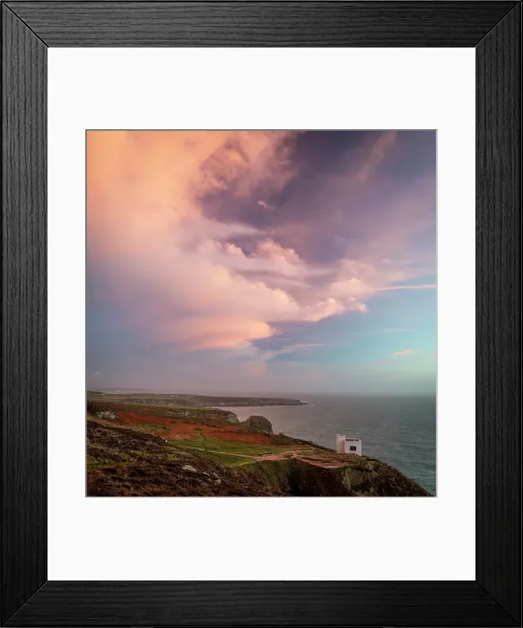 Framed Print : Elin's Tower at dusk, RSPB South Stack, Holy Island, Anglesey, Wales, United Kingdom, Europe Framed Print : Elin's Tower at dusk, RSPB South Stack, Holy Island, Anglesey, Wales, United Kingdom, Europe