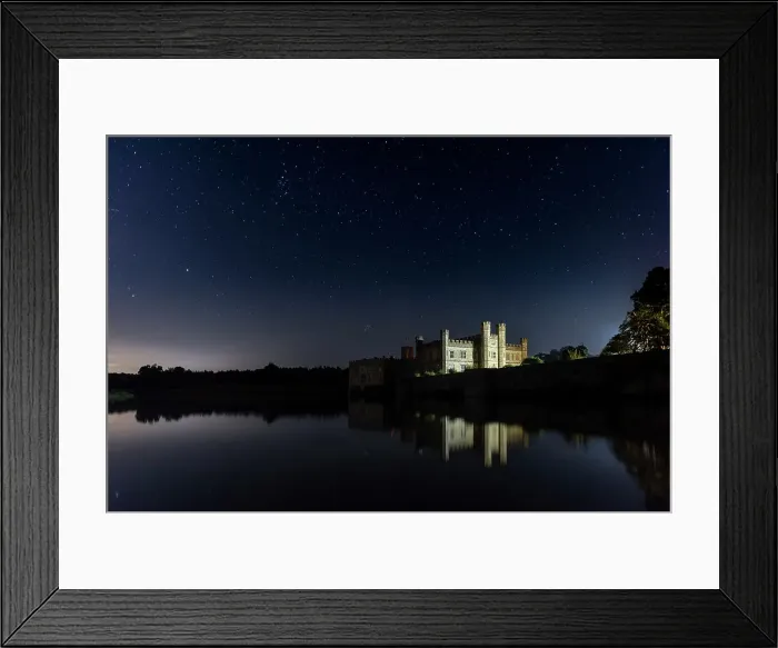 Framed Print : Leeds Castle at night, near Maidstone, Kent, England, United Kingdom, Europe Framed Print : Leeds Castle at night, near Maidstone, Kent, England, United Kingdom, Europe