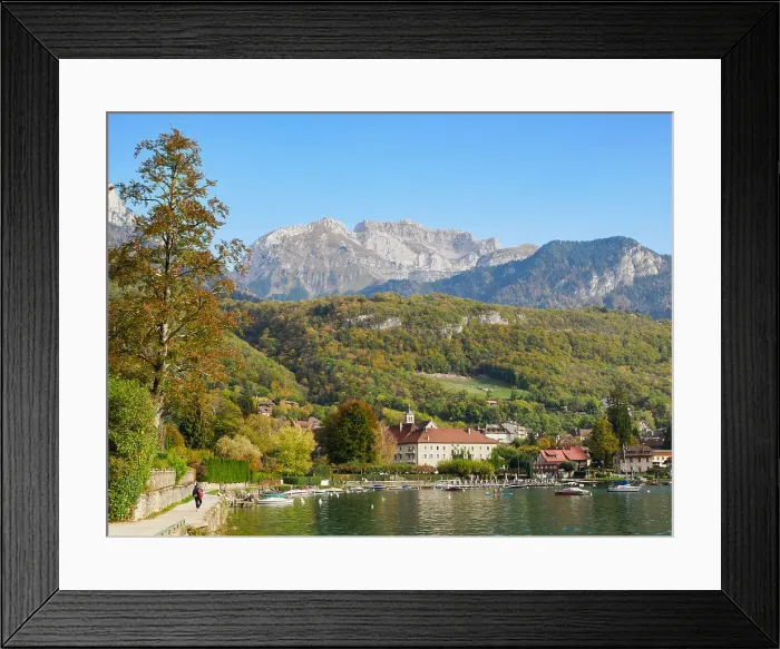 Framed Print : The village of Talloires on Lake Annecy, Haute-Savoie, France, Europe Framed Print : The village of Talloires on Lake Annecy, Haute-Savoie, France, Europe