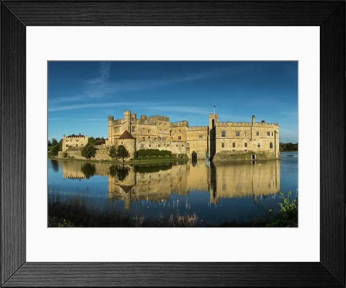 Framed Print : Leeds Castle in early morning sunlight, near Maidstone, Kent, England, United Kingdom, Europe Framed Print : Leeds Castle in early morning sunlight, near Maidstone, Kent, England, United Kingdom, Europe