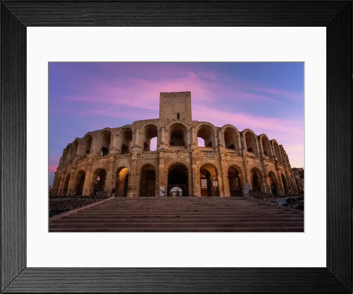 Framed Print : The Roman Arles Amphitheatre at sunset, UNESCO World Heritage Site, Arles, Provence, France, Europe Framed Print : The Roman Arles Amphitheatre at sunset, UNESCO World Heritage Site, Arles, Provence, France, Europe