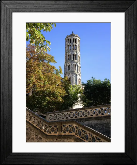 Framed Print : Fenestrelle tower, Saint-Theodorit Cathedral, Uzes, Gard, France, Europe Framed Print : Fenestrelle tower, Saint-Theodorit Cathedral, Uzes, Gard, France, Europe
