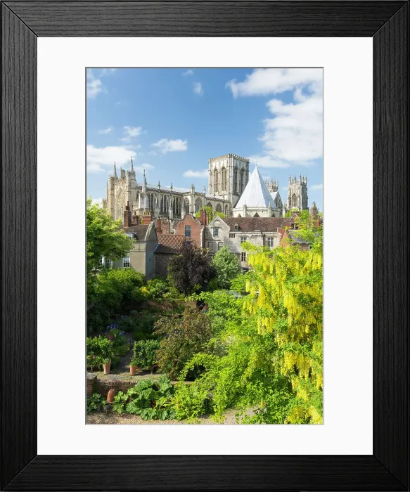 Framed Print : York Minster viewed from the bar Walls in summer time, York, Yorkshire, England, United Kingdom, Europe Framed Print : York Minster viewed from the bar Walls in summer time, York, Yorkshire, England, United Kingdom, Europe