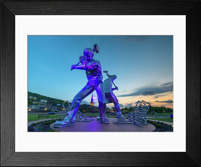 Framed Print : The Shipbuilders of Port Glasgow Statues, Coronation Park, Port Glasgow, Inverclyde, Scotland, United Kingdom, Europe Framed Print : The Shipbuilders of Port Glasgow Statues, Coronation Park, Port Glasgow, Inverclyde, Scotland, United Kingdom, Europe