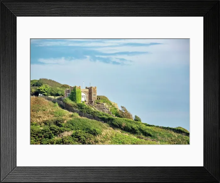 Framed Print : The East Hill Cliff Lift station above Hastings historic Old Town, Hastings, East Sussex, England, United Kingdom, Europe Framed Print : The East Hill Cliff Lift station above Hastings historic Old Town, Hastings, East Sussex, England, United Kingdom, Europe