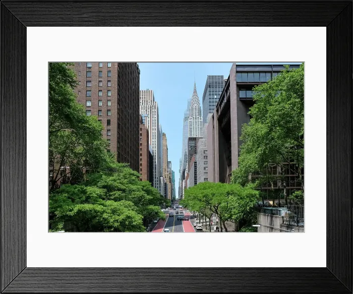 Framed Print : View of 42nd Street, a significant crosstown avenue, from the Tudor City Overpass (Tudor City Btidge), Manhattan borough of New York City, United States of America, North America Framed Print : View of 42nd Street, a significant crosstown avenue, from the Tudor City Overpass (Tudor City Btidge), Manhattan borough of New York City, United States of America, North America