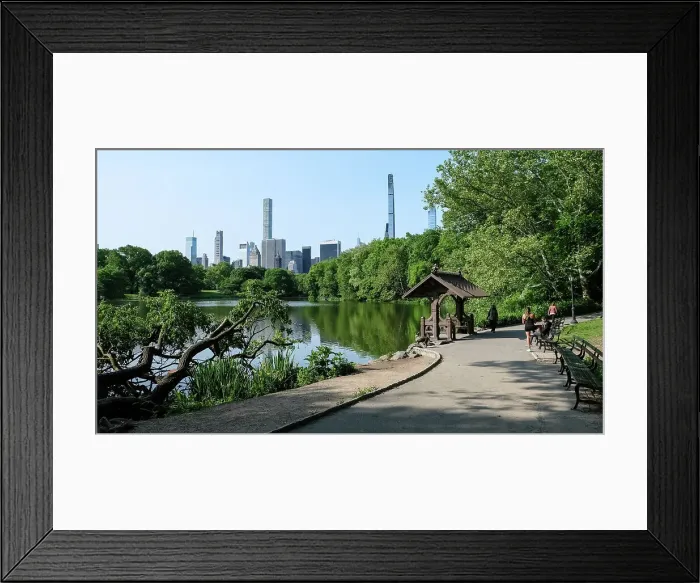 Framed Print : New York City cityscape viewed from The Lake, Central Park's largest body of water after the Reservoir, Central Park, Manhattan, New York City, United States of America, North America Framed Print : New York City cityscape viewed from The Lake, Central Park's largest body of water after the Reservoir, Central Park, Manhattan, New York City, United States of America, North America