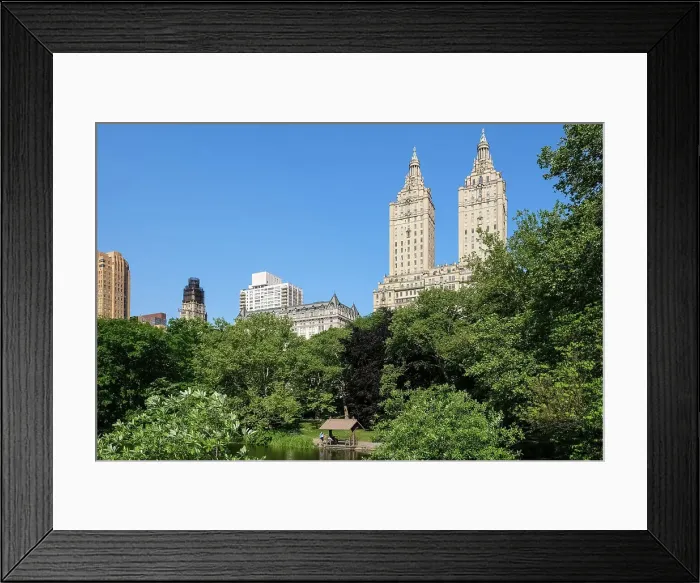 Framed Print : New York City cityscape viewed from The Lake, Central Park's largest body of water after the Reservoir, Central Park, Manhattan, New York City, United States of America, North America Framed Print : New York City cityscape viewed from The Lake, Central Park's largest body of water after the Reservoir, Central Park, Manhattan, New York City, United States of America, North America