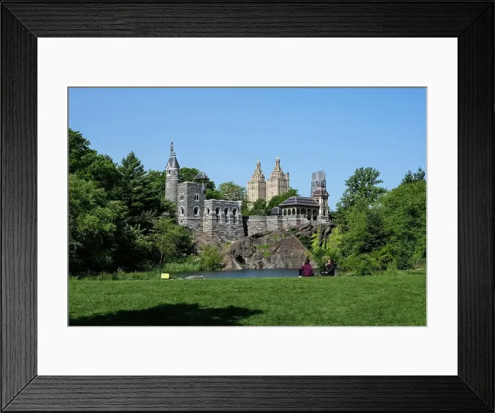 Framed Print : Urban landscape featuring Belvedere Castle, a neo-Gothic structure on Vista Rock, Central Park, Manhattan Island, New York City, United States of America, North America Framed Print : Urban landscape featuring Belvedere Castle, a neo-Gothic structure on Vista Rock, Central Park, Manhattan Island, New York City, United States of America, North America