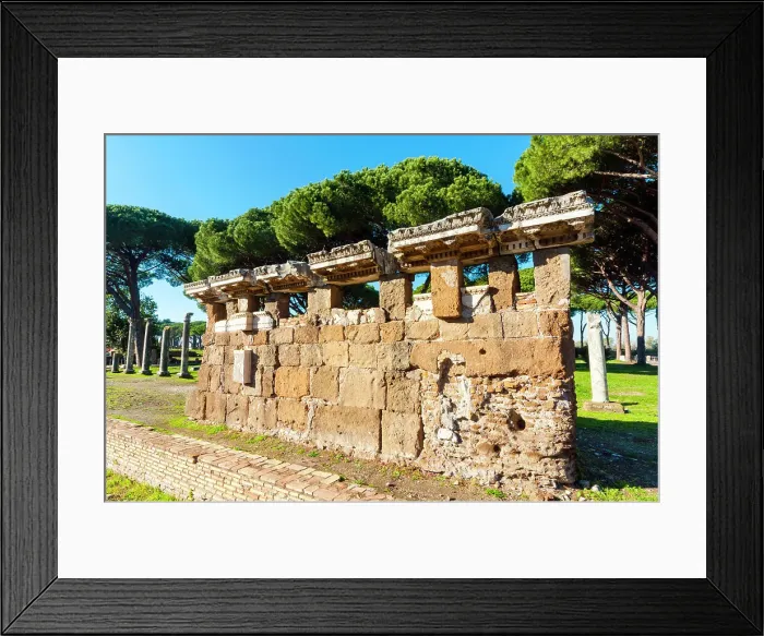 Framed Print : Theater, Ostia Antica archaeological site, Ostia, Rome province, Latium (Lazio), Italy, Europe Framed Print : Theater, Ostia Antica archaeological site, Ostia, Rome province, Latium (Lazio), Italy, Europe
