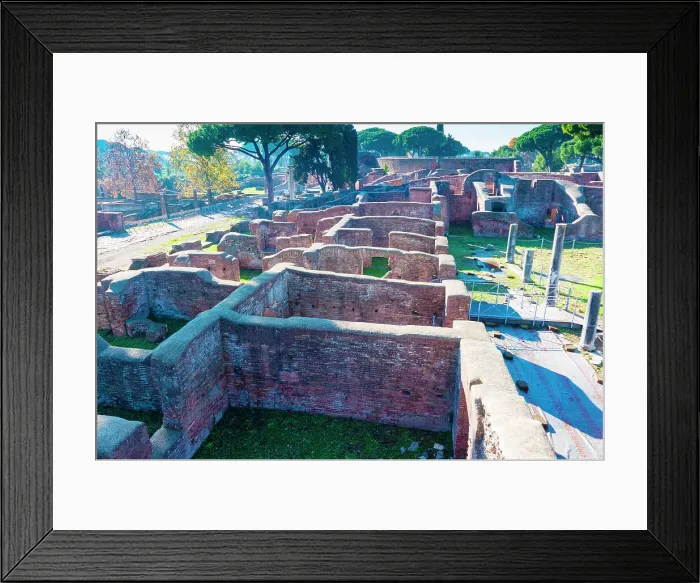 Framed Print : Gymn of Terme di Nettuno (Roman baths of Neptune), Ostia Antica archaeological site, Ostia, Rome province, Latium (Lazio), Italy, Europe Framed Print : Gymn of Terme di Nettuno (Roman baths of Neptune), Ostia Antica archaeological site, Ostia, Rome province, Latium (Lazio), Italy, Europe