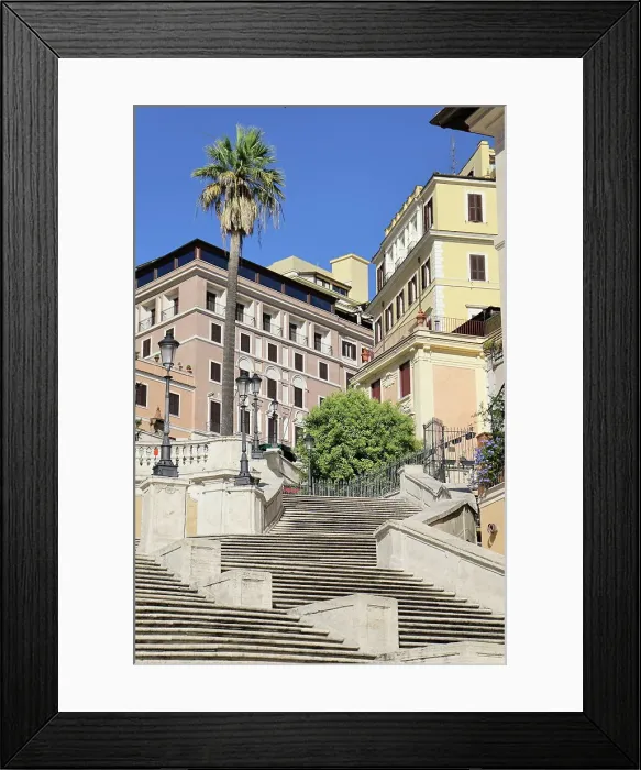 Framed Print : Spanish steps, Rome, Lazio, Italy, Europe Framed Print : Spanish steps, Rome, Lazio, Italy, Europe