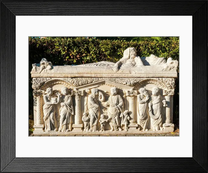 Framed Print : Roman sarcophagus, Ostia Antica archaeological site, Ostia, Rome province, Latium (Lazio), Italy, Europe Framed Print : Roman sarcophagus, Ostia Antica archaeological site, Ostia, Rome province, Latium (Lazio), Italy, Europe