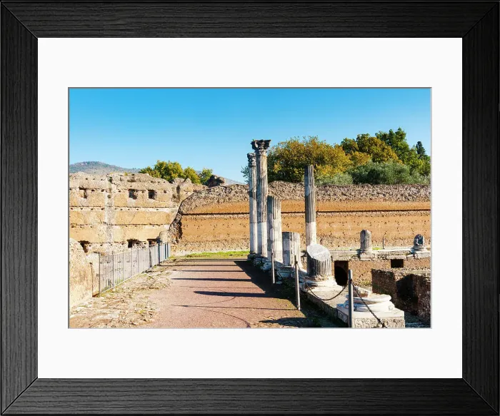 Framed Print : Ruins of Portico, Peschiera (Fishpond), Hadrian's Villa, UNESCO World Heritage Site, Tivoli, Province of Rome, Latium (Lazio), Italy, Europe Framed Print : Ruins of Portico, Peschiera (Fishpond), Hadrian's Villa, UNESCO World Heritage Site, Tivoli, Province of Rome, Latium (Lazio), Italy, Europe