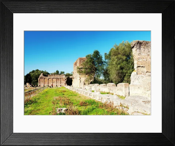 Framed Print : Piazza d'Oro (Golden Square), Hadrian's Villa, UNESCO World Heritage Site, Tivoli, Province of Rome, Latium (Lazio), Italy, Europe Framed Print : Piazza d'Oro (Golden Square), Hadrian's Villa, UNESCO World Heritage Site, Tivoli, Province of Rome, Latium (Lazio), Italy, Europe
