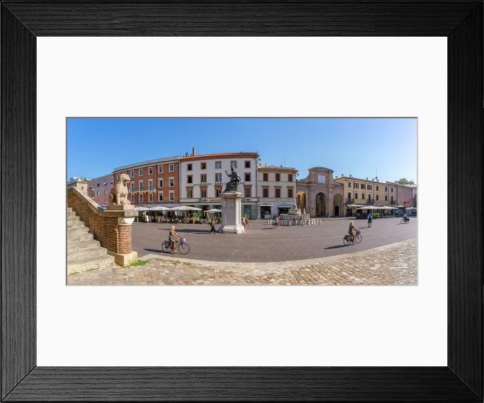 Framed Print : View of Piazza Cavour, Rimini, Rimini, Emilia-Romagna, Italy, Europe Framed Print : View of Piazza Cavour, Rimini, Rimini, Emilia-Romagna, Italy, Europe