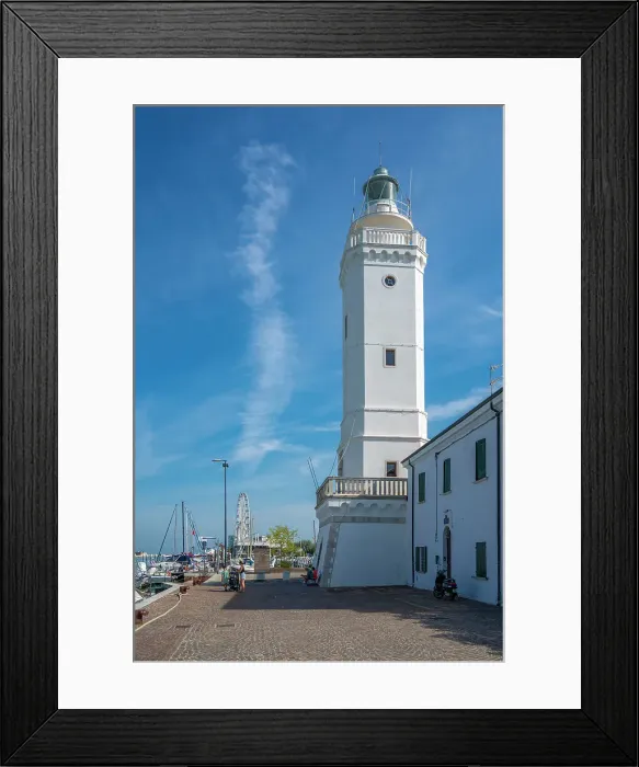 Framed Print : View of Rimini lighthouse, Rimini, Emilia-Romagna, Italy, Europe Framed Print : View of Rimini lighthouse, Rimini, Emilia-Romagna, Italy, Europe