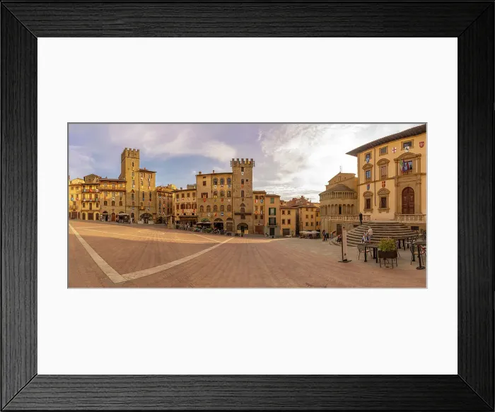 Framed Print : View of Piazza Grande, Arezzo, Province of Arezzo, Tuscany, Italy, Europe Framed Print : View of Piazza Grande, Arezzo, Province of Arezzo, Tuscany, Italy, Europe