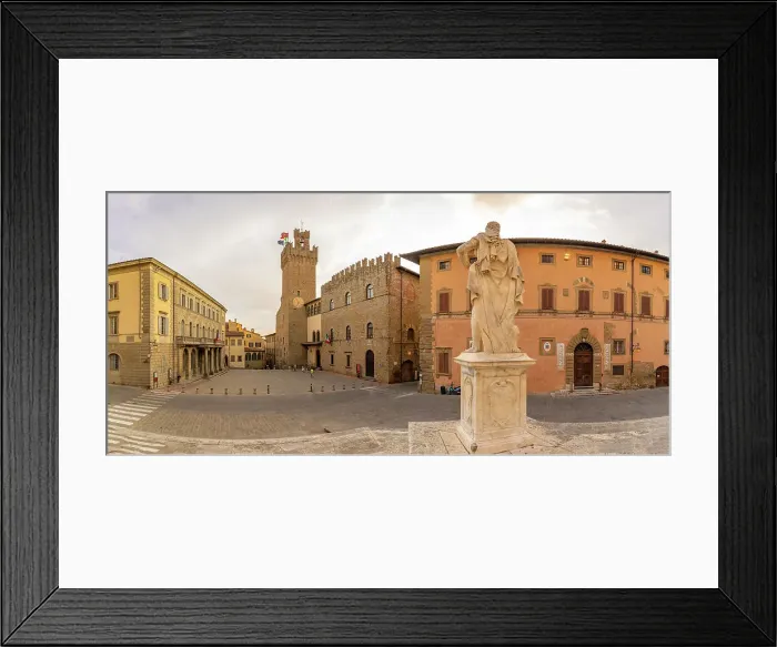 Framed Print : View of Palazzo dei Priori from Arezzo Cathedral, Arezzo, Province of Arezzo, Tuscany, Italy, Europe Framed Print : View of Palazzo dei Priori from Arezzo Cathedral, Arezzo, Province of Arezzo, Tuscany, Italy, Europe