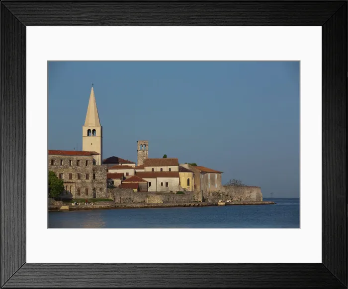 Framed Print : Tower of Euphrasian Bascilica, UNESCO World Heritage Site, Old Town, Porec, Croatia, Europe