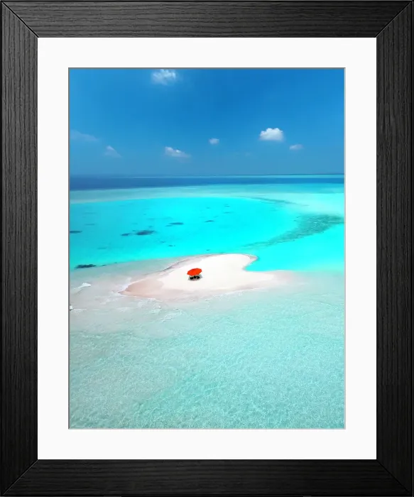 Framed Print : Heart shaped sandbank, The Maldives, Indian Ocean, Asia Framed Print : Heart shaped sandbank, The Maldives, Indian Ocean, Asia