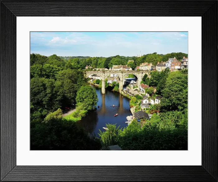 Framed Print : Railway Viaduct over the River Nidd at Knaresborough, Knaresborough, Yorkshire, England, United Kingdom, Europe Framed Print : Railway Viaduct over the River Nidd at Knaresborough, Knaresborough, Yorkshire, England, United Kingdom, Europe